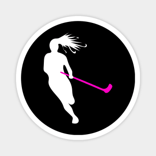 floorball player Magnet